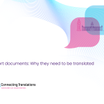 Export documents: Why the need to be translated