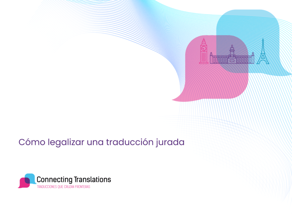 Portada sobre cómo legalizar una traducción jurada