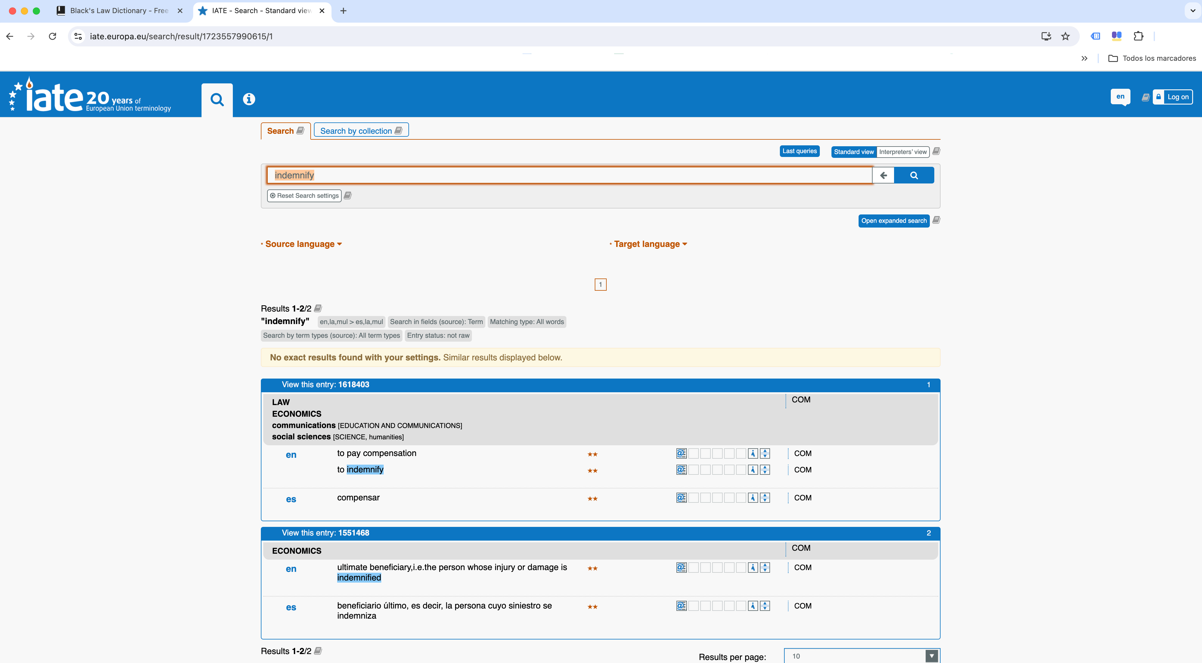 Bases de datos que se pueden utilizar en la práctica de la traducción jurídica para abogados